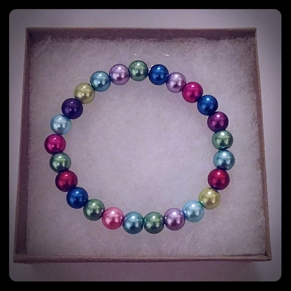 Jewelry - Multi Rainbow Pearl Bracelet